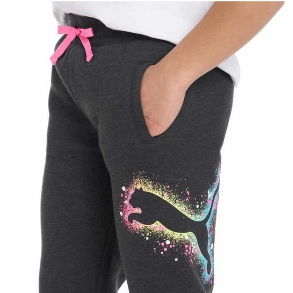 PUMA Youth Girls Jogger  BLACK Ize 14/16‎ - Picture 2 of 12